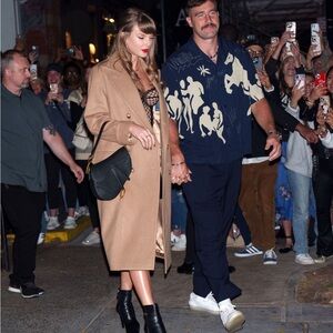 Black Leather Designer inspired Saddle Bag as seen on Taylor Swift